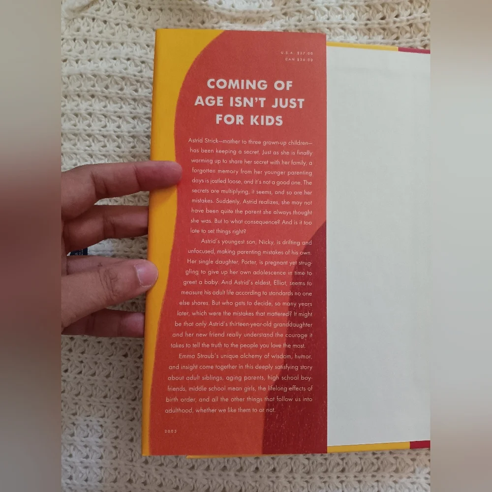 Emma Straub 'All Adults Here' Hardcover Book - Picture 3 of 3